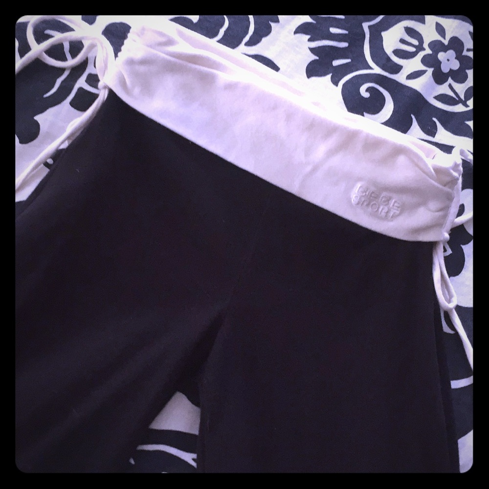 Bebe Sport Black yoga pants XS